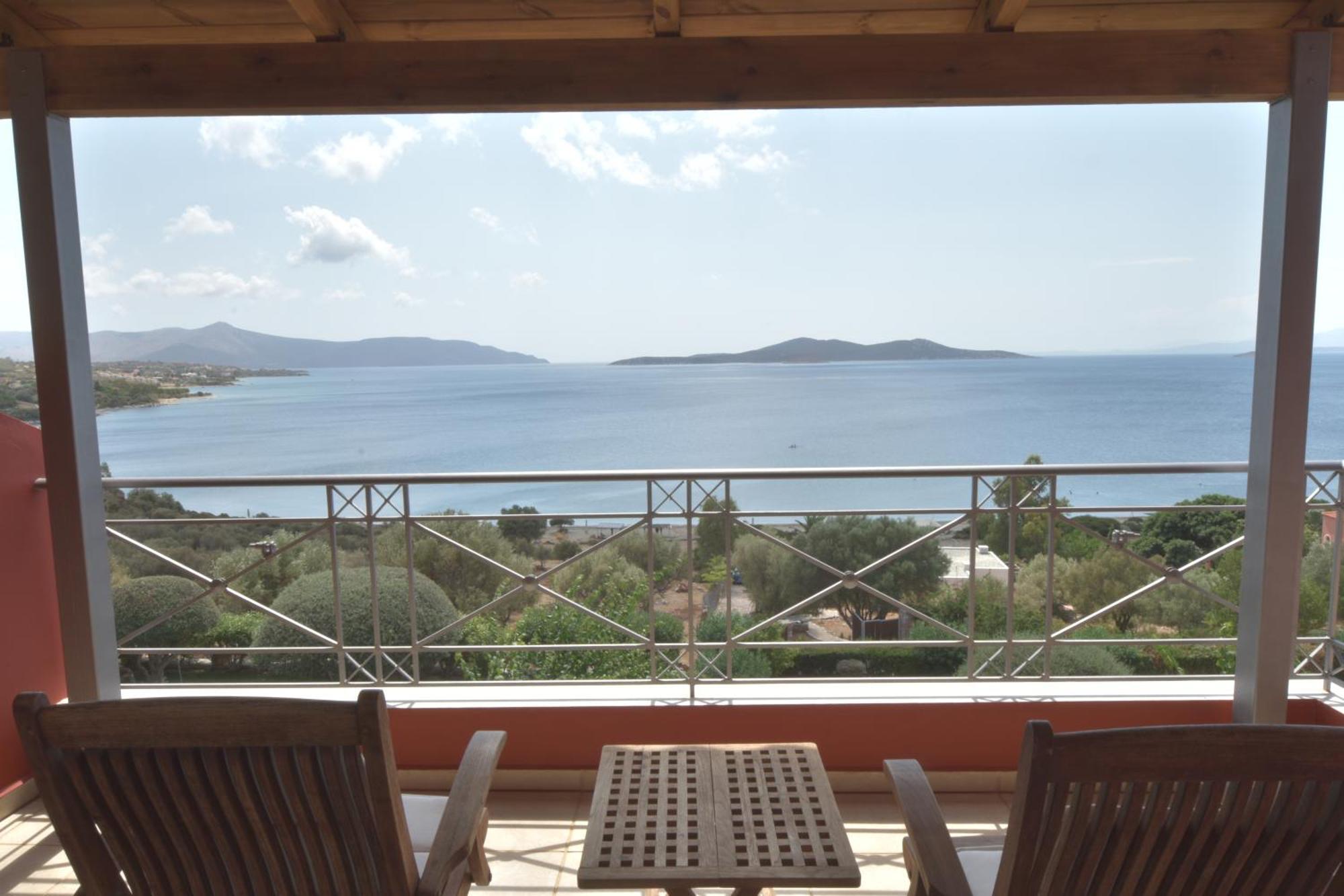 Blue Bay View - Beach House Vathirrevma エクステリア 写真